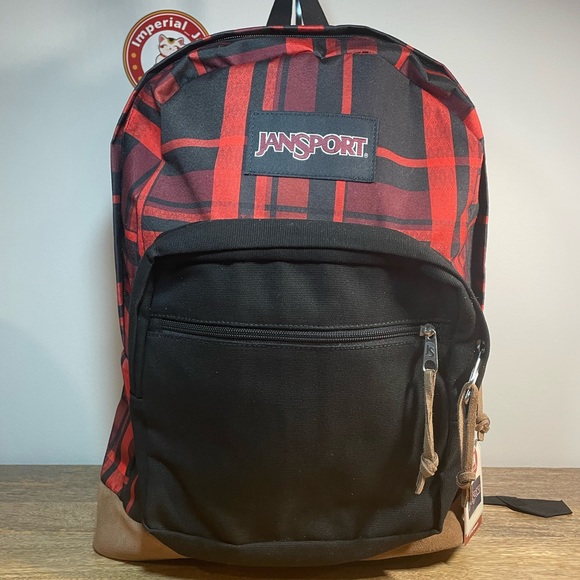 Jansport Bags Jansport Right Pack Expression Red Diamond Plaid Backpack Poshmark
